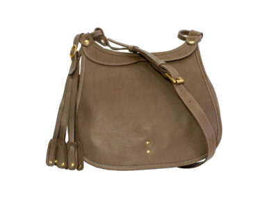 Mahiout Hawk bag in olive vegetable tanned leather